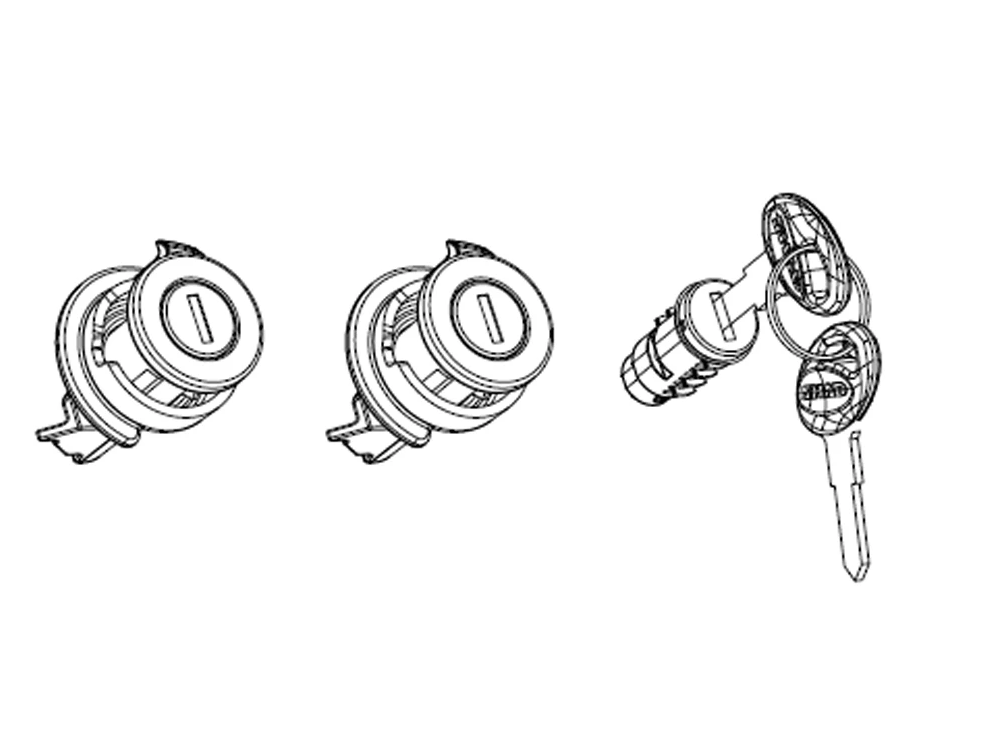 TRANSPORT & DEPOZITARE - Downgradable Lock And Red Key Replacement System SHAD