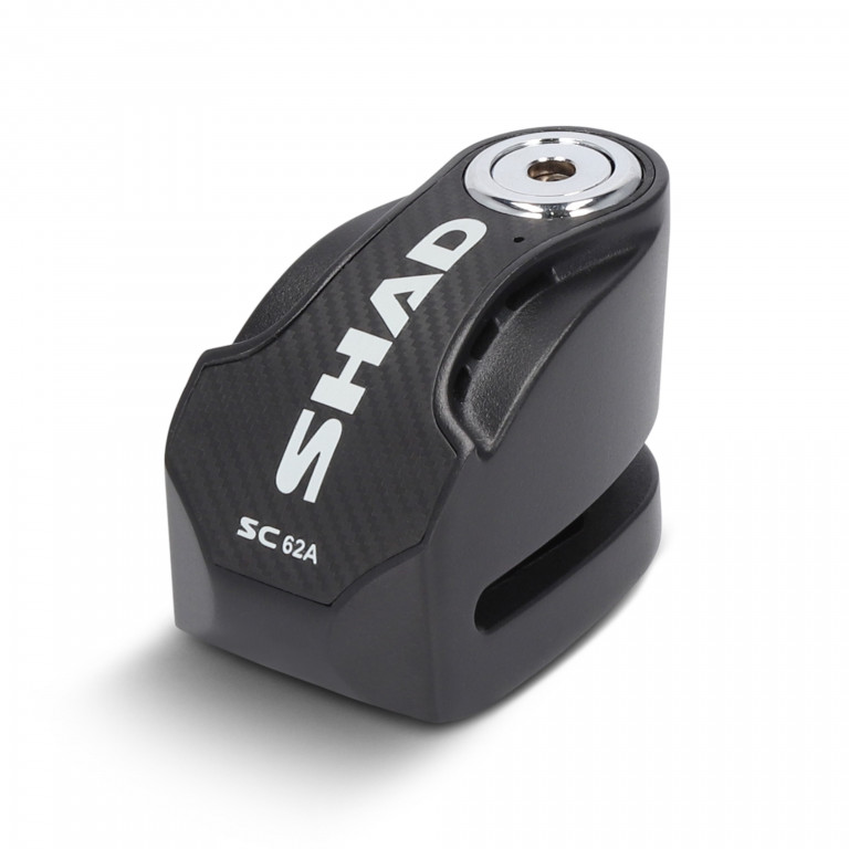 TRANSPORT & DEPOZITARE - Disc lock with alarm SHAD SC62A Negru pin 10mm