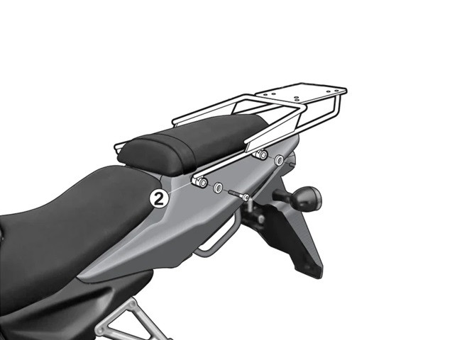 TRANSPORT & DEPOZITARE - Kit de prindere cutie Top Master SHAD