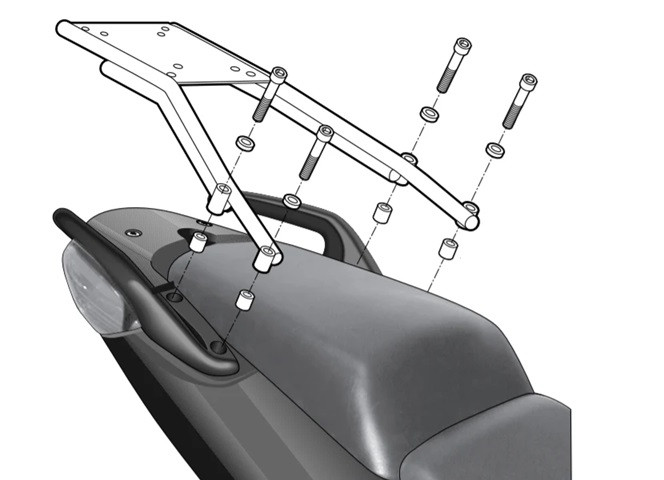 TRANSPORT & DEPOZITARE - Kit de prindere cutie Top Master SHAD