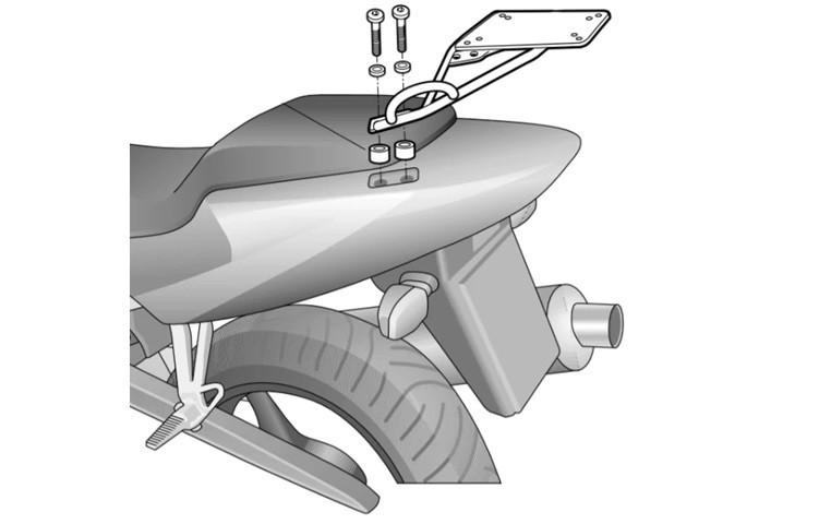 TRANSPORT & DEPOZITARE - Kit de prindere cutie Top Master SHAD