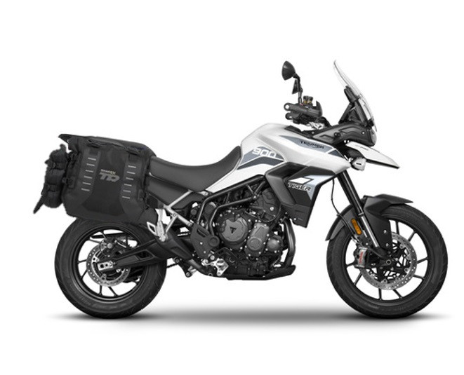 SHAD Kompletná sada sedlových brašní TERRA TR40 adventure, vrátane montážnej sady SHAD TRIUMPH TIGER 900/GT/RALLY