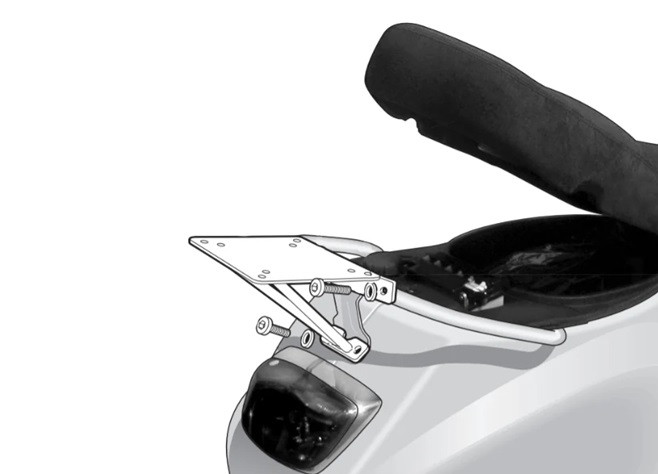 TRANSPORT & DEPOZITARE - Kit de prindere cutie Top Master SHAD