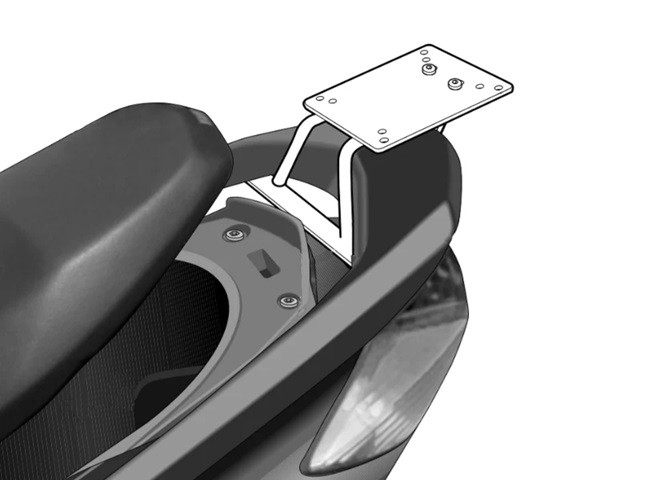 TRANSPORT & DEPOZITARE - Kit de prindere cutie Top Master SHAD