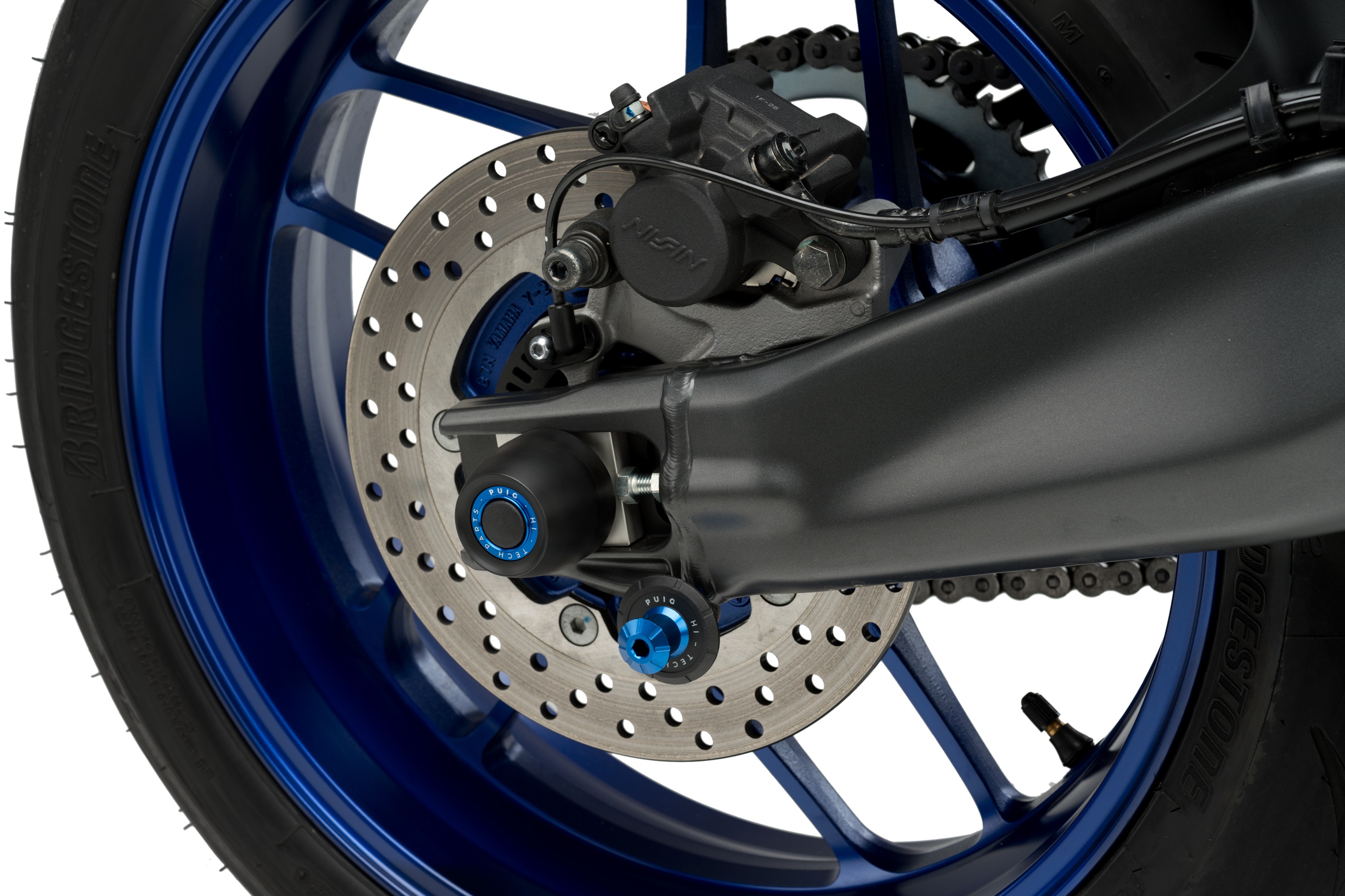 SUSPENSIE CADRU - Axle sliders PUIG PHB19 Negru without color caps