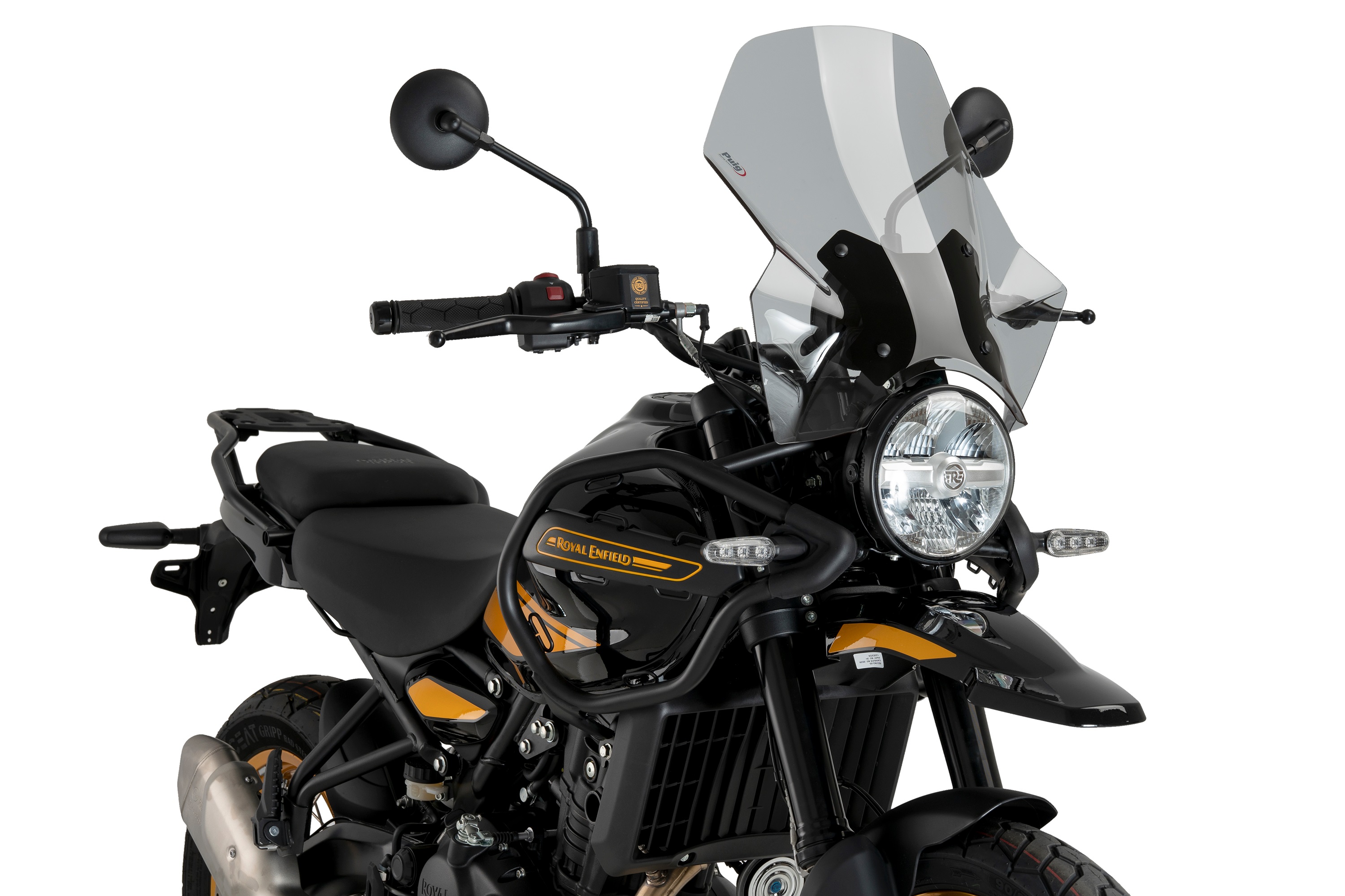 SUSPENSIE CADRU - Windscreen PUIG ADJUSTABLE smoke