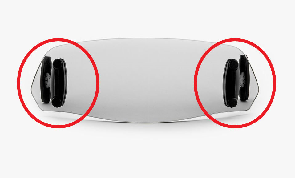 SUSPENSIE CADRU - Multi-adjustable mechanism PUIG 2.0 pair, black fixed by screws