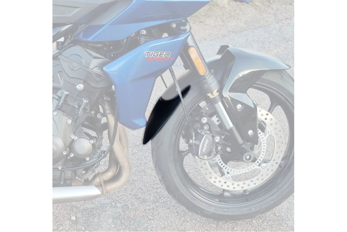 SUSPENSIE CADRU - Front fender extension PUIG Negru