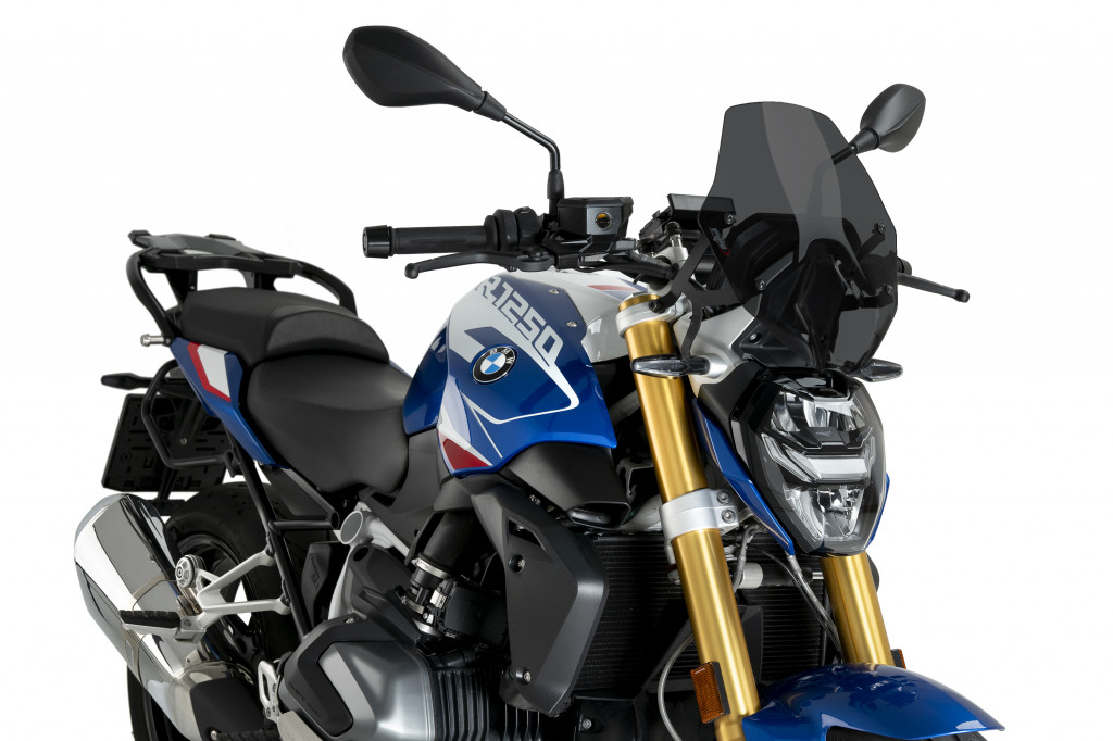 SUSPENSIE CADRU - Windshield PUIG NEW GEN SPORT dark smoke