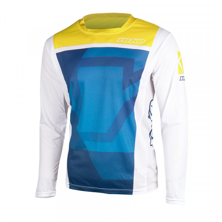 ECHIPAMENTE - MX jersey YOKO KISA blue / yellow XXL