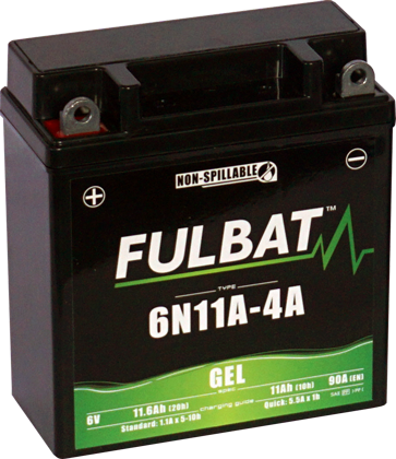 Gelová baterie FULBAT 6N11A-4A GEL