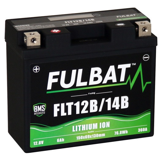 FULBAT Lítiová motocyklová batéria FLT12B/14B
