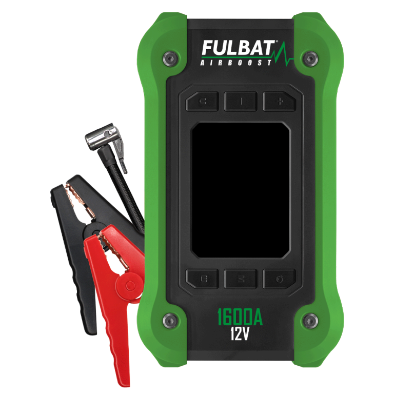 FULBAT AirBoost 12V 1600A - vícefunkční startovací booster a kompresor