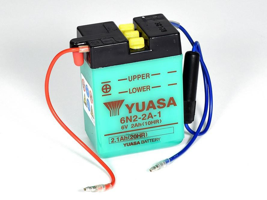 ELECTRICA & LUMINI - Conventional 6V battery NO ACID YUASA