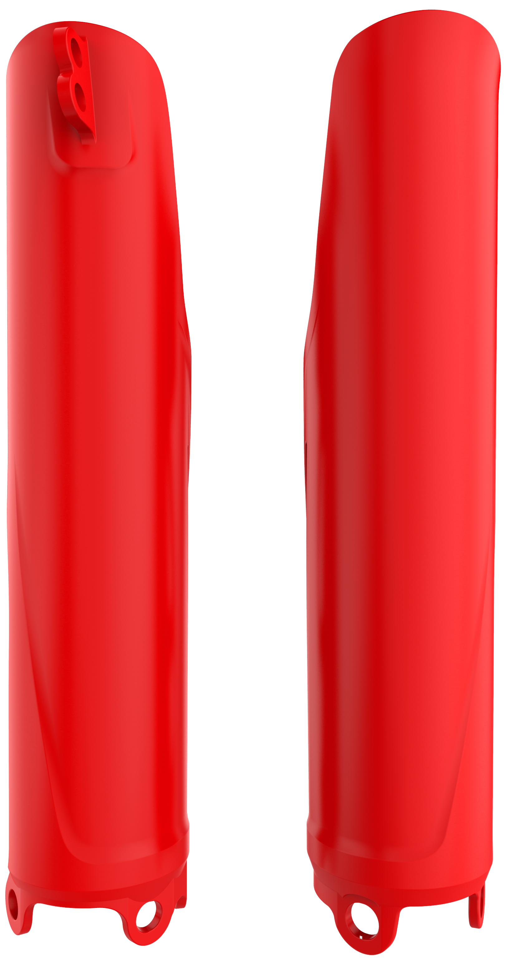Kryty přední vidlice POLISPORT 8351900003 (pár) červená cr04