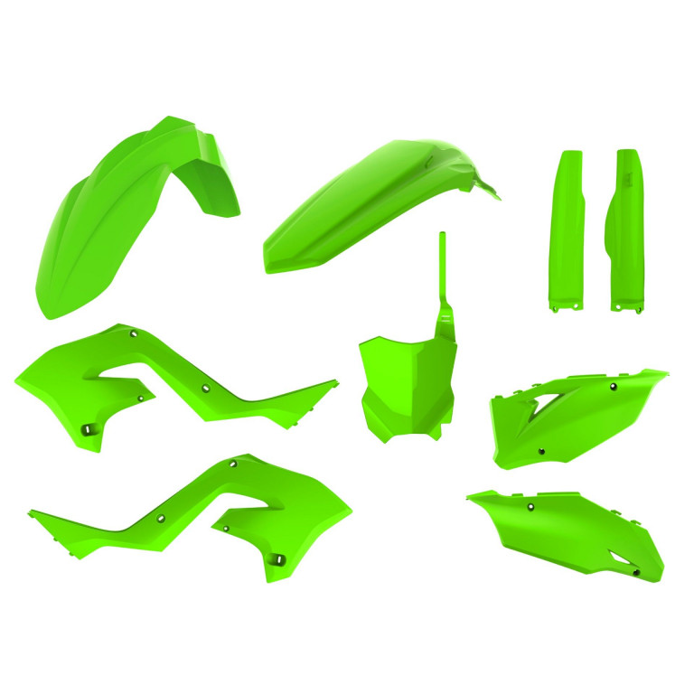 Sada plastů POLISPORT 90936 restyling lime green