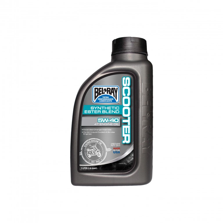 BEL-RAY Motorový olej SCOOTER SYNTHETIC ESTER BLEND 4T 5W40 1L