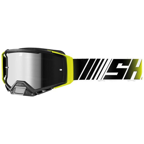 ECHIPAMENTE - Goggles SHOT CORE STRIPE neon yellow glossy
