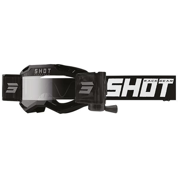ECHIPAMENTE - Goggles SHOT ASSAULT 2.0 ROLL-OFF SOLID black glossy