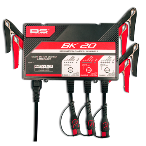 BS-BATTERY Nabíječka BK20 (vhodná i pro lithium) 6/12V 2A