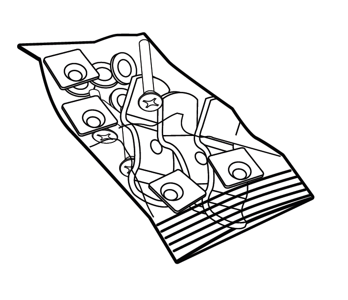 Montážna sada platne SHAD D1BABOR pre SH33/SH29/SH26