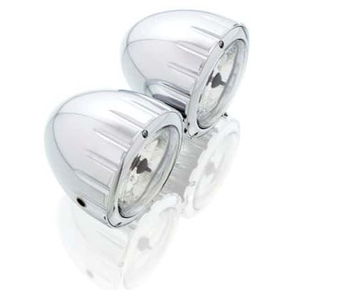 ELECTRICA & LUMINI - Light CUSTOMACCES TWIN inox 90MM DE DIAM.3 1/2andquot;