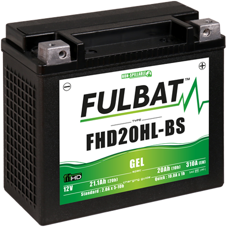 Gelová baterie FULBAT FHD20HL-BS GEL (Harley.D) (YHD20HL-BS GEL)
