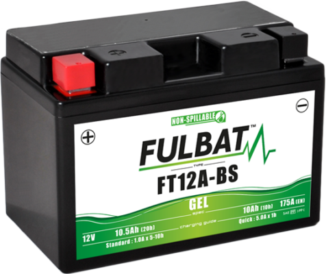 Gelová baterie FULBAT FT12A-BS GEL (YT12A-BS GEL)