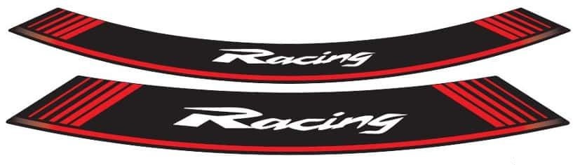 SUSPENSIE CADRU - Rim strip PUIG RACING Rosu set of 8 rim strips
