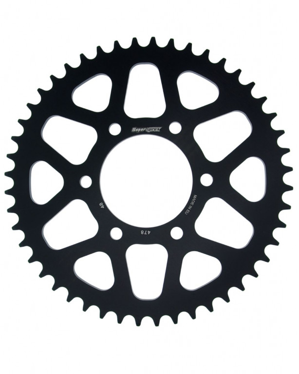 TRANSMISIE - Rear ALU sprocket SUPERSPROX Negru 48T, 520