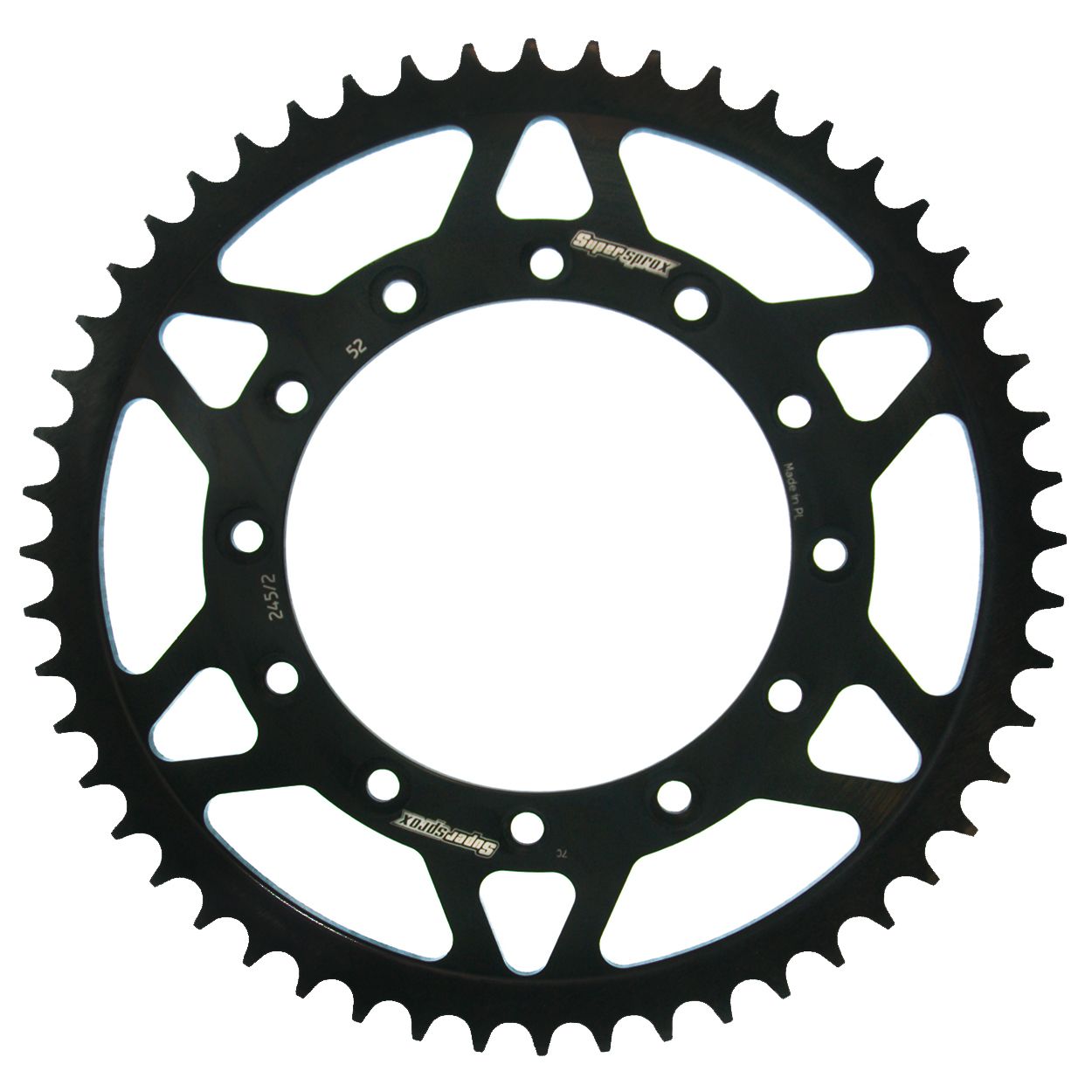 TRANSMISIE - Foaie spate SUPERSPROX Negru 52T, 520