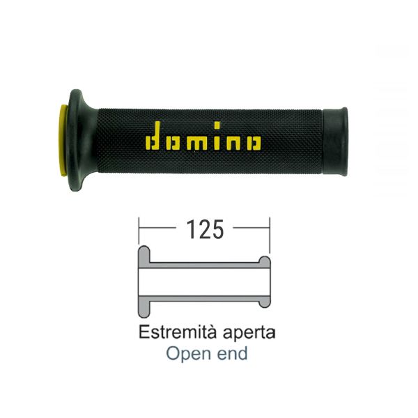 SUSPENSIE CADRU - Mansoane DOMINO Black/yellow DOMINO
