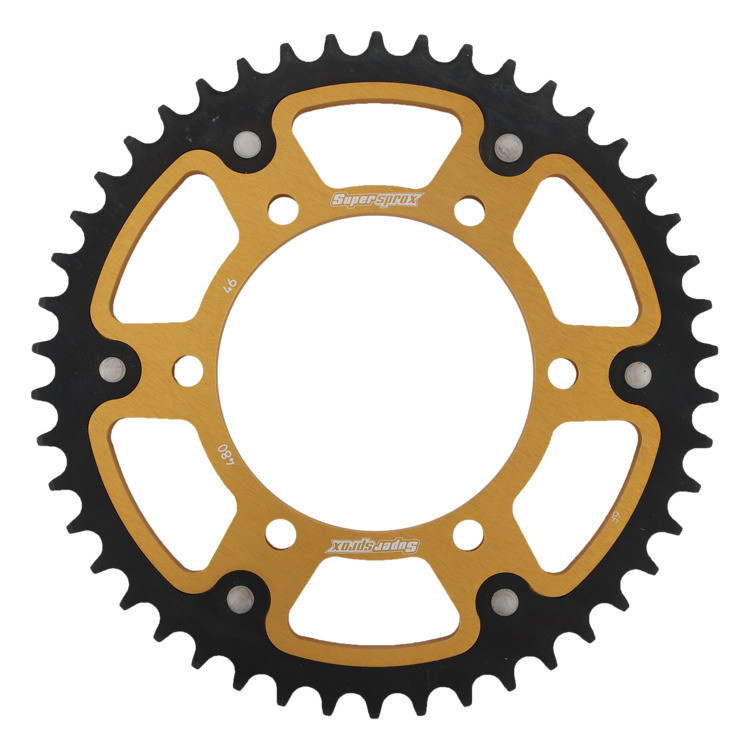 TRANSMISIE - Foaie spate SUPERSPROX STEALTH auriu 46T, 525