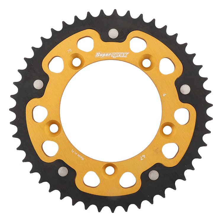 TRANSMISIE - Foaie spate SUPERSPROX STEALTH auriu 47T, 420