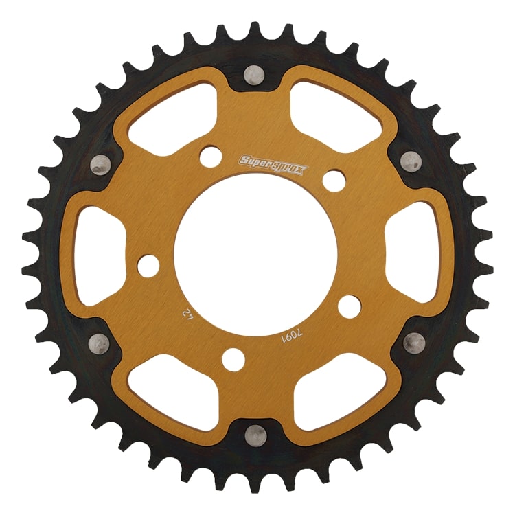 TRANSMISIE - Foaie spate SUPERSPROX STEALTH auriu 42T, 520