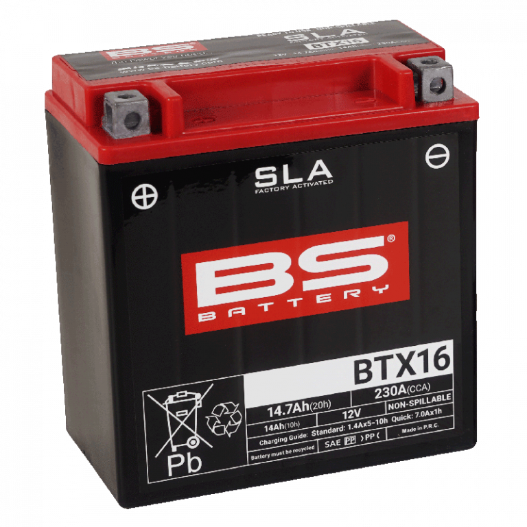 BS-BATTERY V továrni aktivovaný akumulátor BTX16H (FA) SLA MAX 12V 14Ah