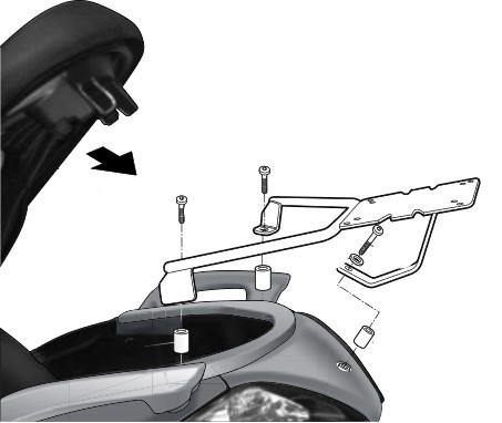 TRANSPORT & DEPOZITARE - Kit de prindere cutie Top Master SHAD