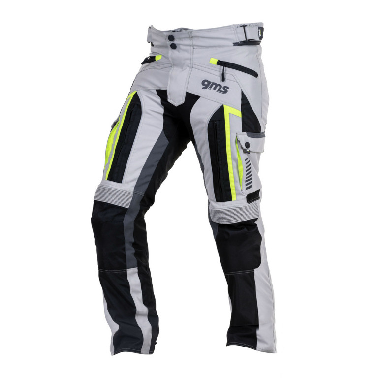 ECHIPAMENTE - Pantaloni Moto GMS EVEREST yellow-yellow-grey-black M