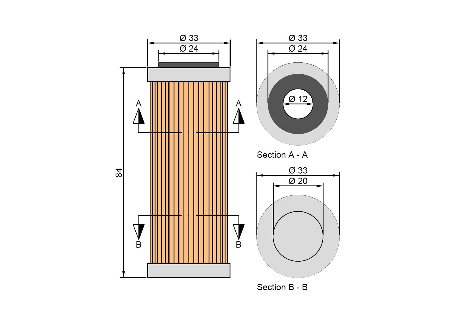 Filtru de ulei TwinAir for oil cooler [1]