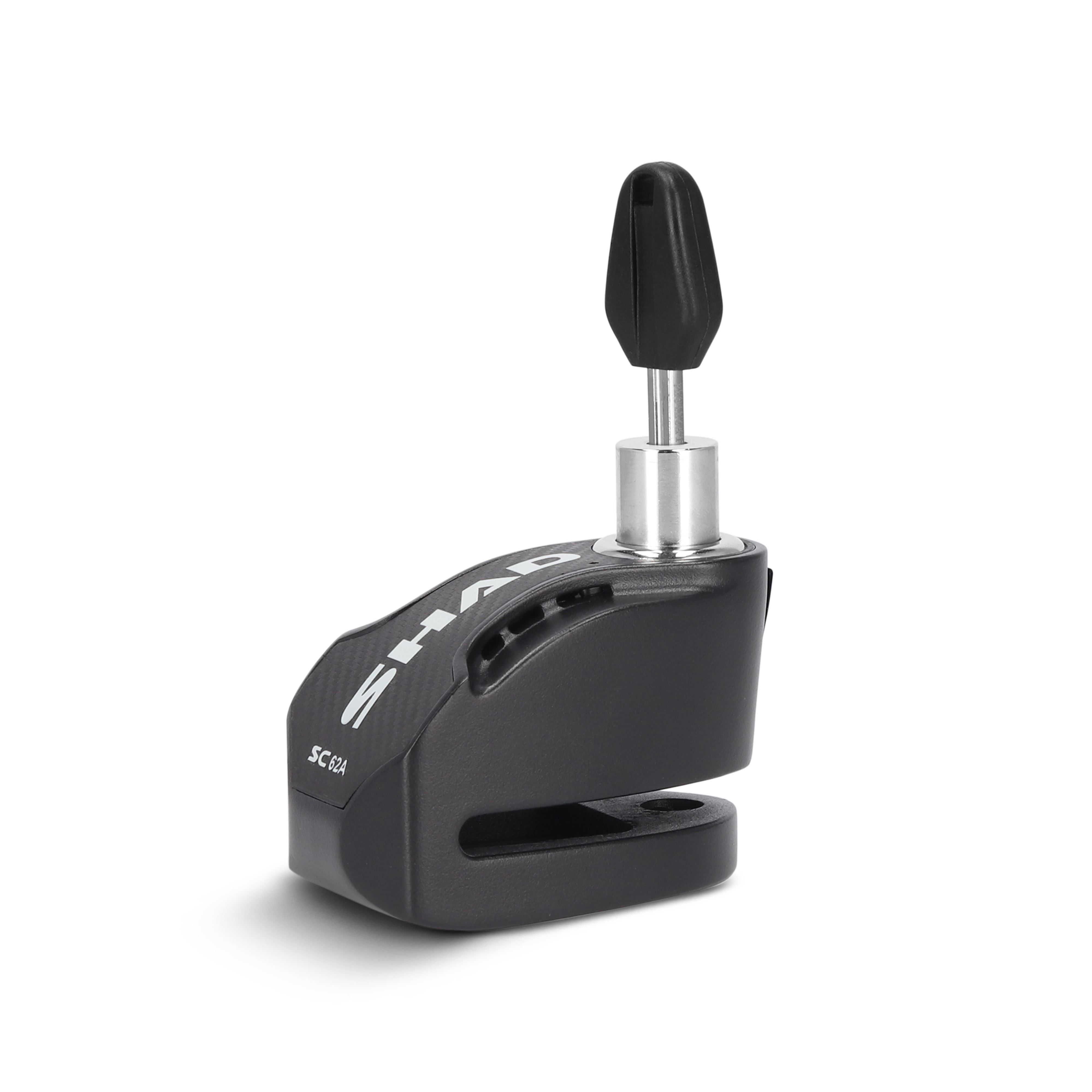 Disc lock with alarm SHAD SC62A Negru pin 10mm [3]
