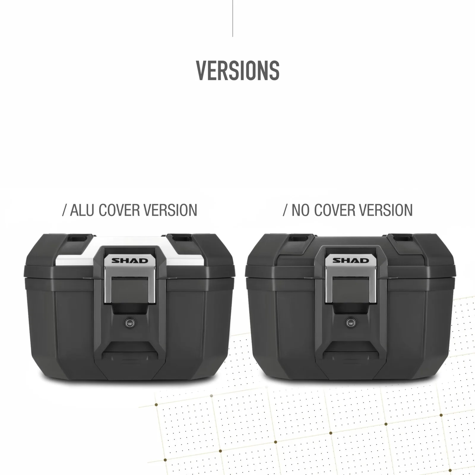 SHAD Vrchný kufor na motorku Terra TR41 D0TR41200 Hliník