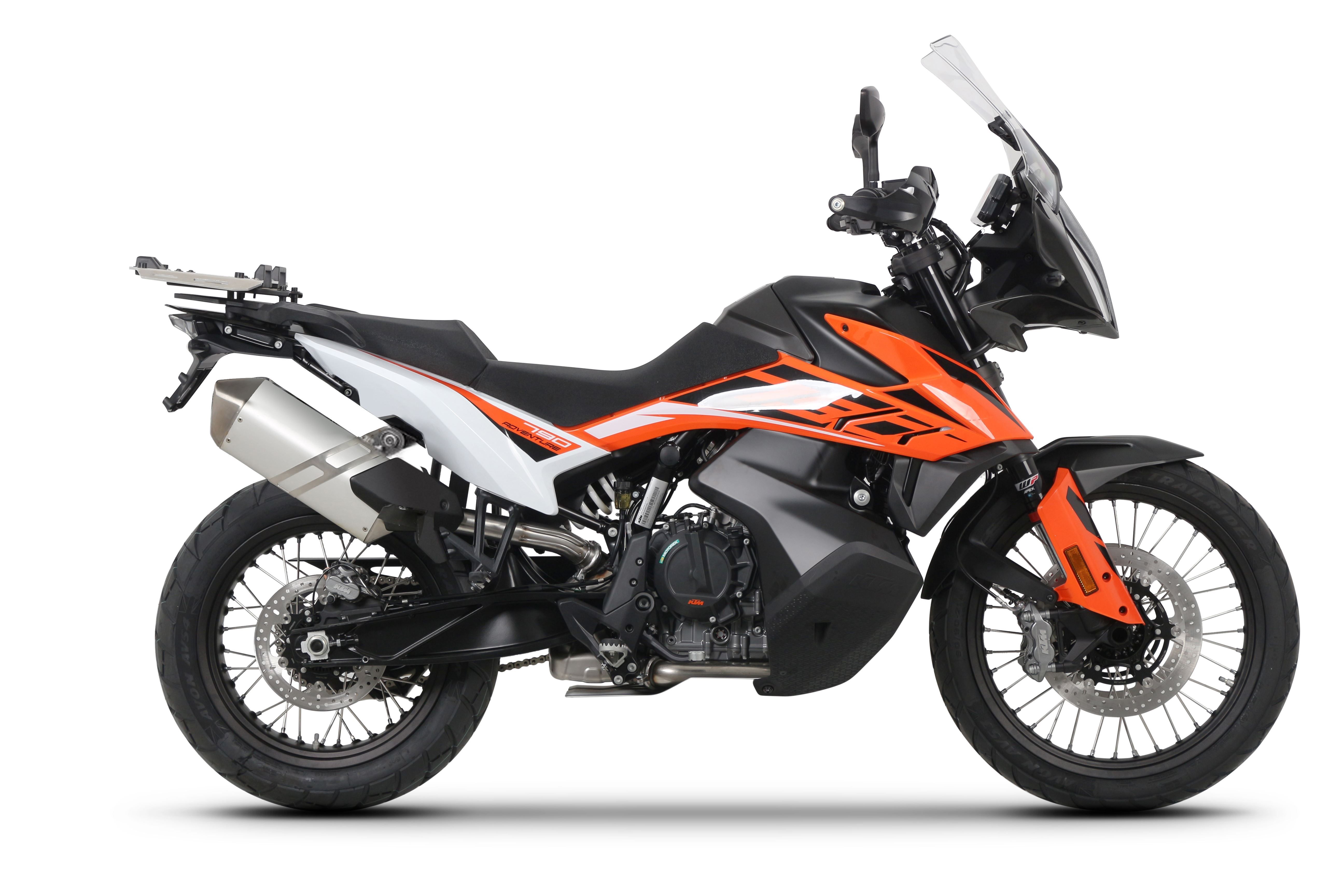 SHAD Kompletná sada sedlových brašní TERRA TR40 adventure a hliníkového kufra SHAD TERRA TR55 PURE BLACK, vrátane montážnej sady KTM 1290 SUPERADVENTURE