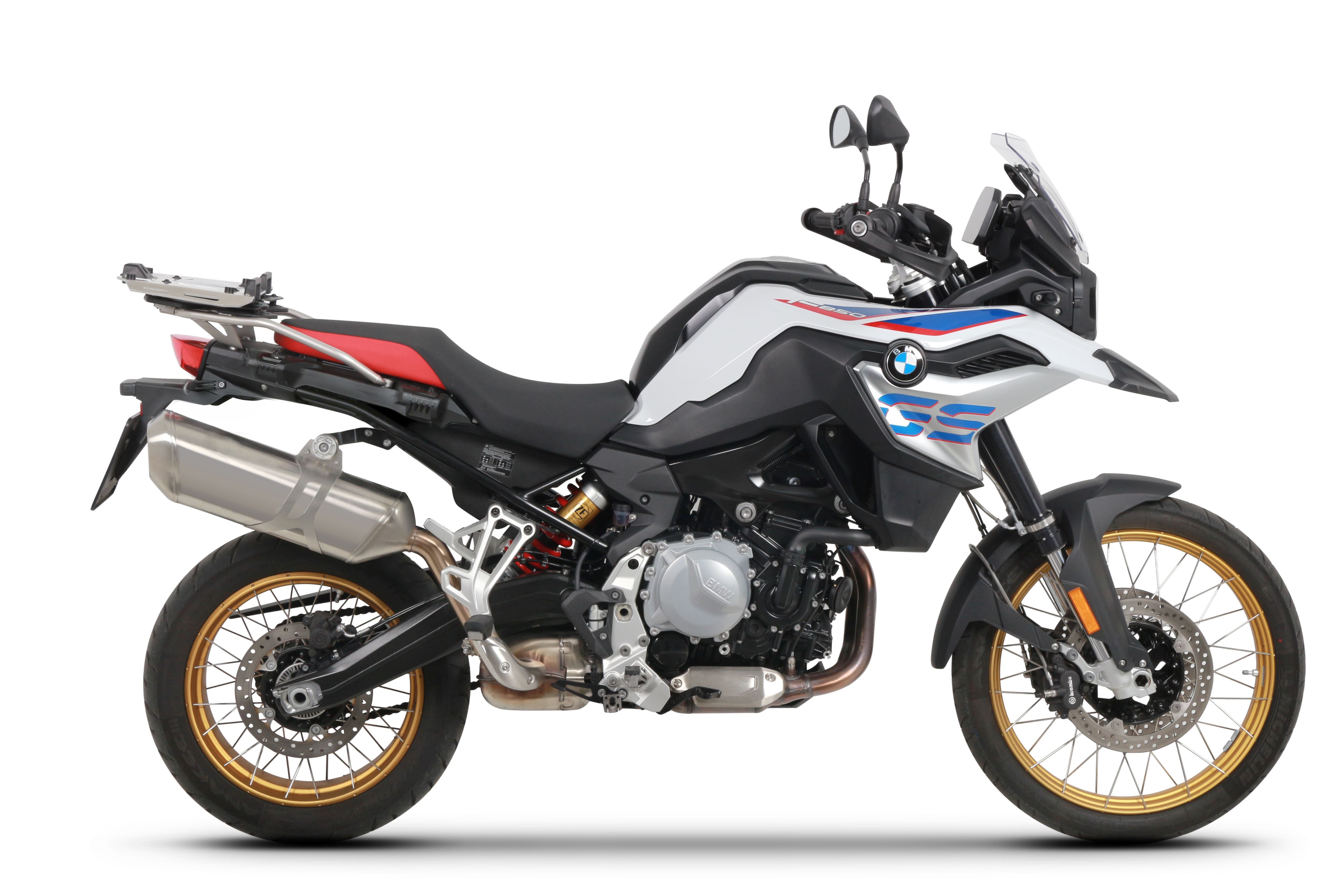 SHAD Kompletná sada sedlových brašní TERRA TR40 adventure a hliníkového kufra SHAD TERRA TR55 PURE BLACK, vrátane montážnej sady BMW F750GS/F850GS/ADVENTURE