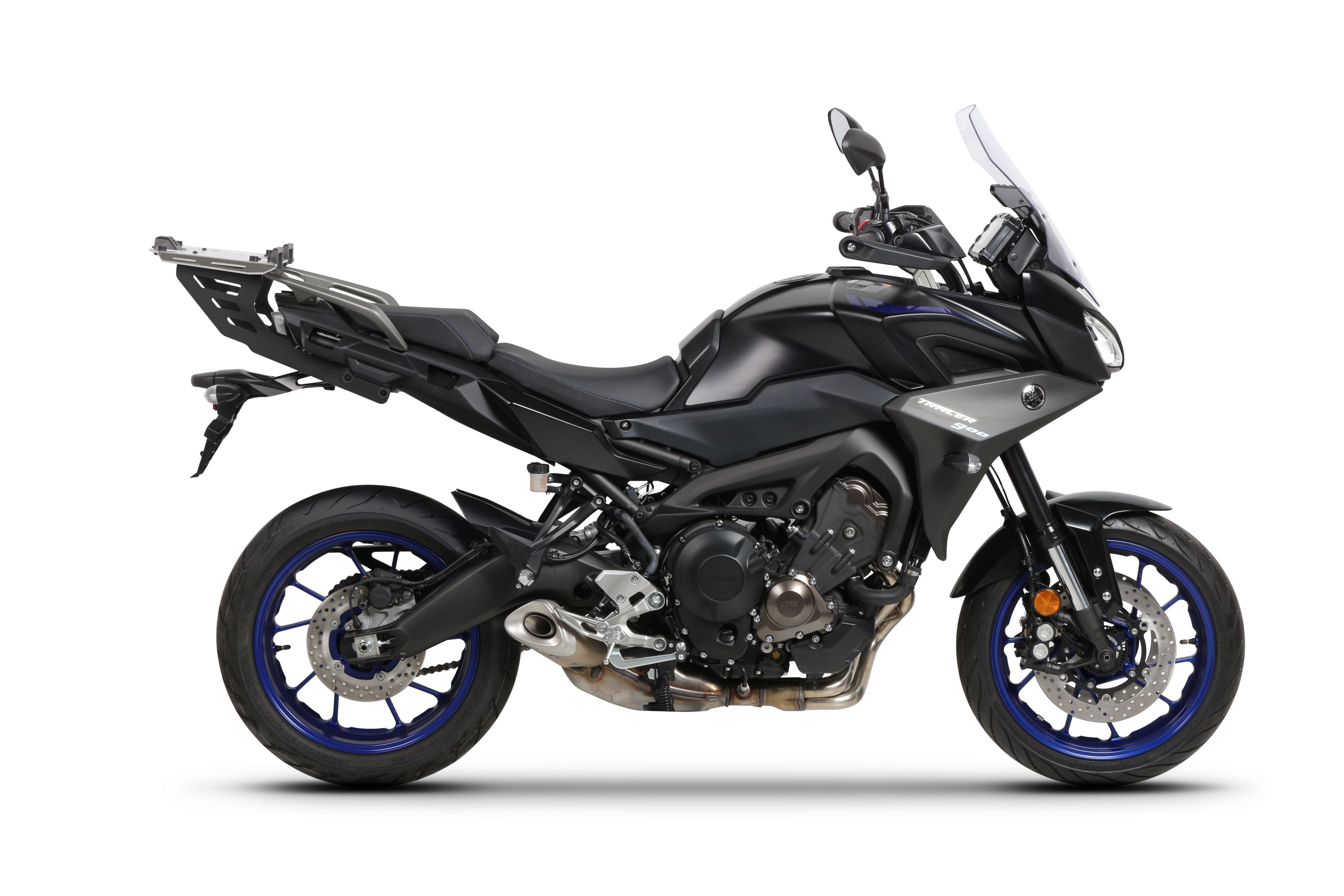 SHAD Kompletná sada sedlových brašní TERRA TR40 adventure a hliníkového kufra SHAD TERRA TR55 PURE BLACK, vrátane montážnej sady YAMAHA TRACER 900/GT