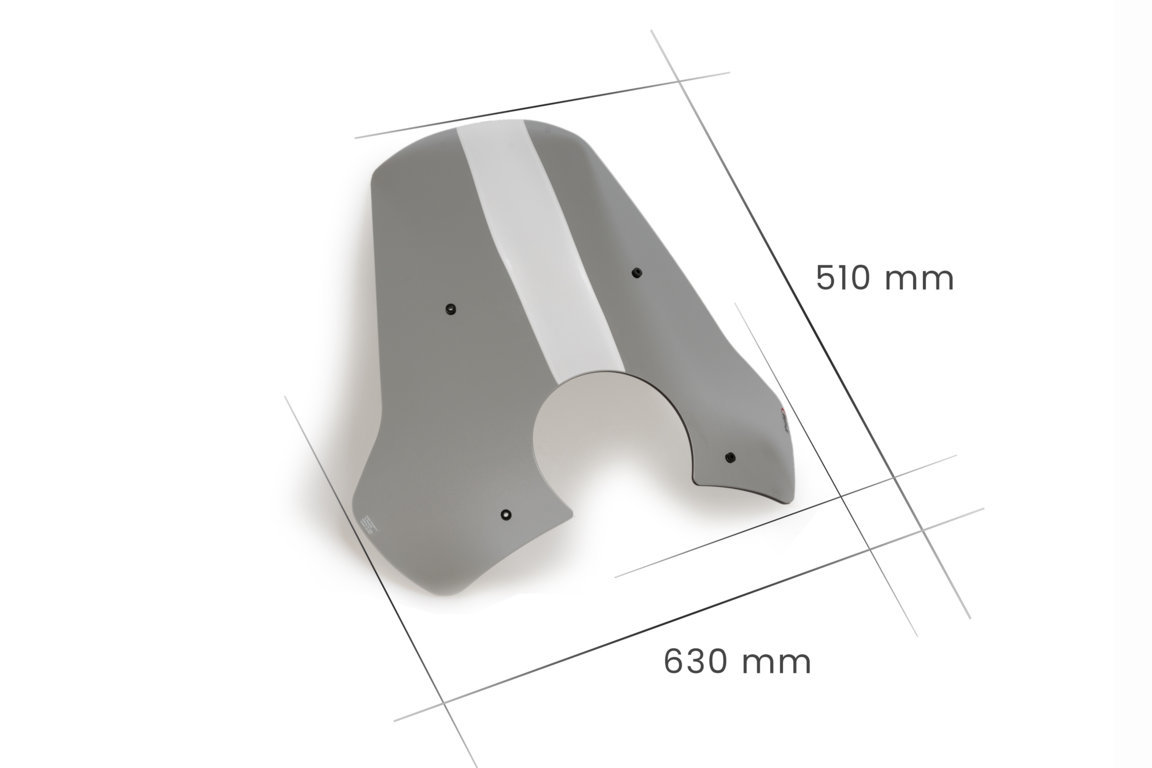 Windshield PUIG GTS Touring smoke [2]