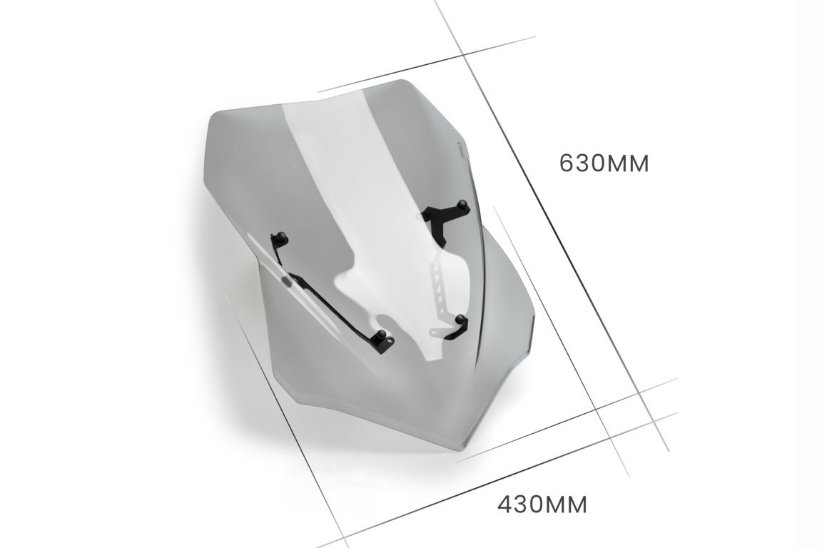 Windscreen PUIG TOURING smoke [9]