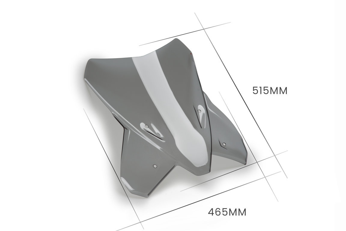 Windscreen PUIG TOURING PLUS smoke [5]