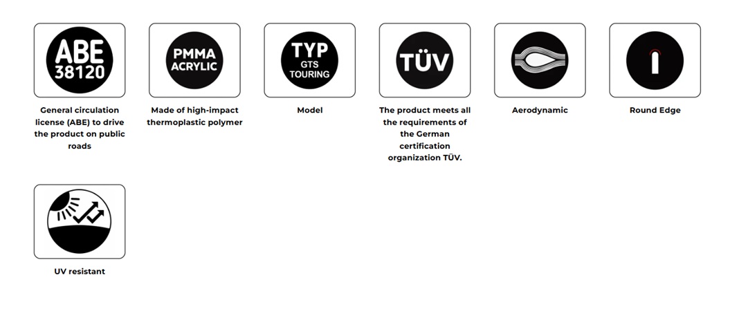 Windshield PUIG GTS Touring smoke [4]