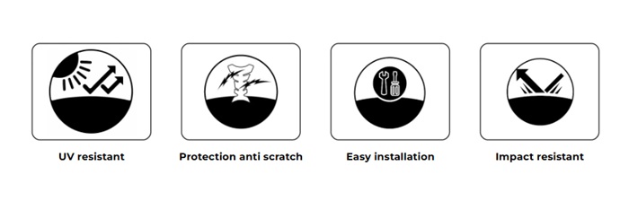 Rim strip PUIG verde set of 8 rim strips [2]