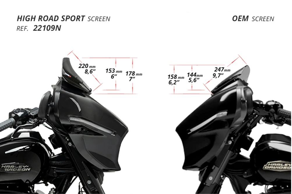 Windscreen PUIG HIGH-ROAD SPORT smoke [5]
